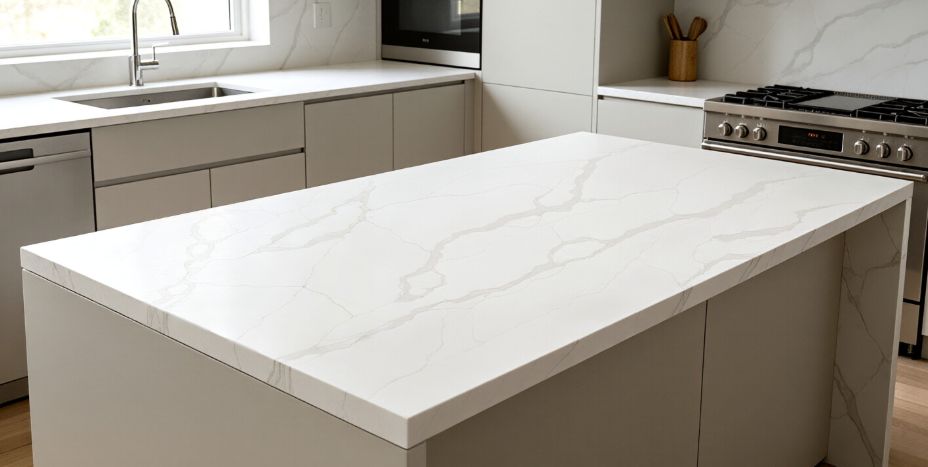 Hotel lobby quartz cladding