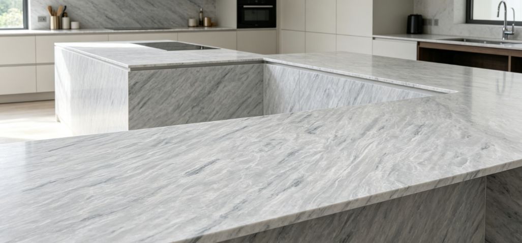 Calacatta quartz texture
